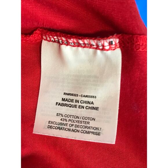 The Nike Tee Atlanta Hawks Red Dri-Fit Short Sleeve T-Shirt L - Picture 7 of 8